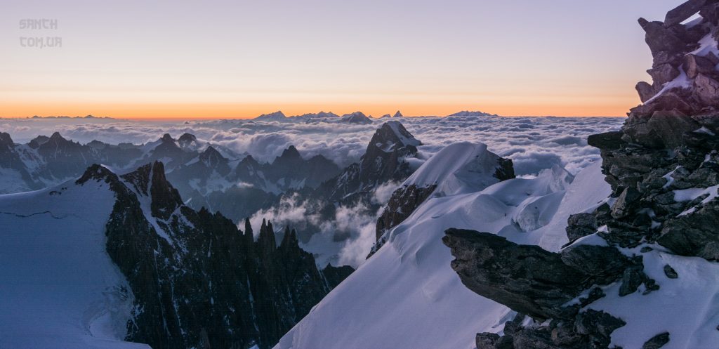 Maudit col, Chamonix, Mont Blanc